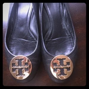 💯Authentic Reva Tory Burch black flats